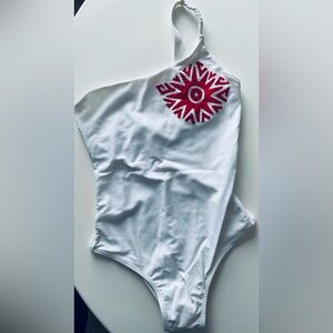 PITAHAYA ONE PIECE ONE SHOULDER BATHING SUIT / BODYSUIT